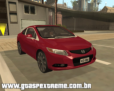 Honda Civic SI 2012 para grand theft auto